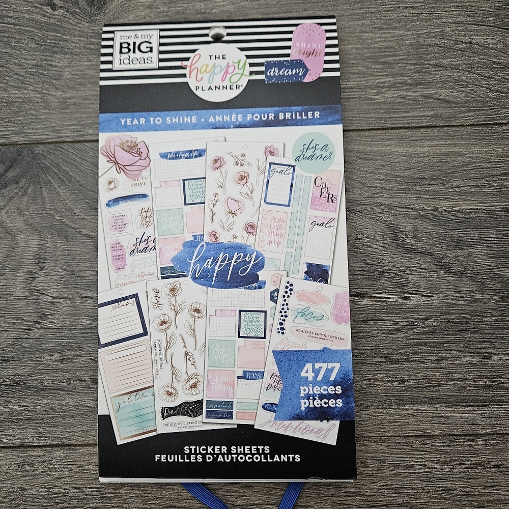 Happy Planner "Year to Shine" sticker book